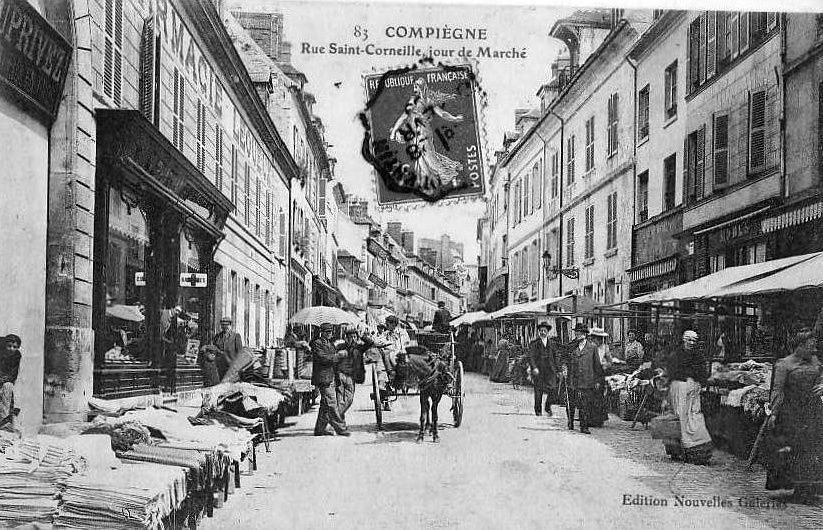 Album - la ville de Compiègne (Oise), les rues, boulevards, avenues et cours