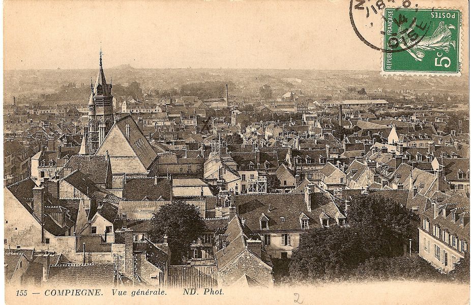 Album - la ville de Compiègne (Oise), vue générale