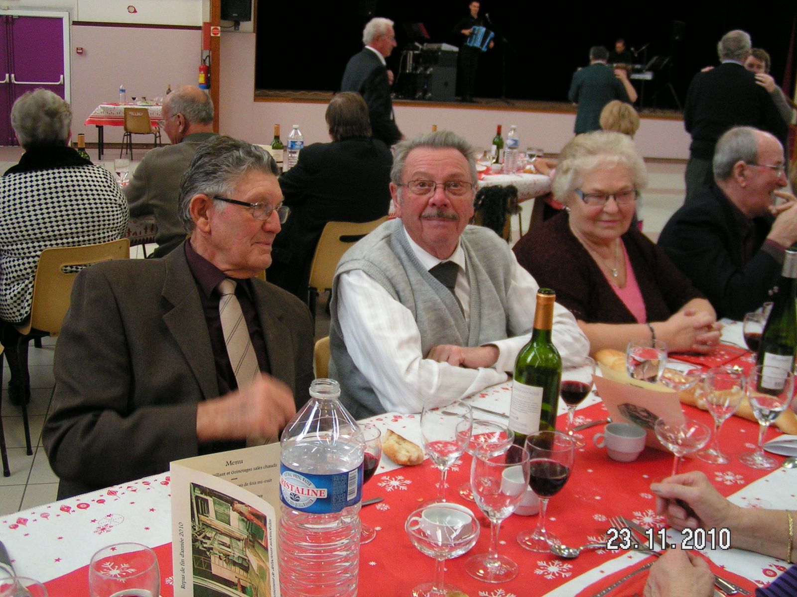 Chantereine, l'Amicale des retraités de Chantereine, repas de fin d'année, 23 novembre 2010