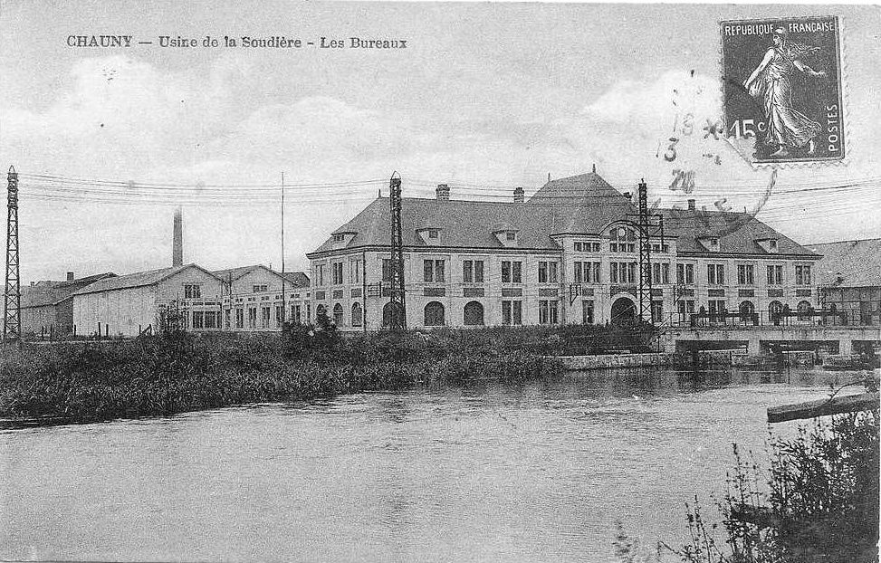 Album - la ville de Chauny (Aisne), la Soudière de Saint-Gobain