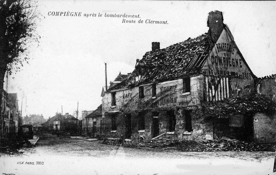 Album - la ville de Compiegne (Oise), les destructions des Guerres, les rues