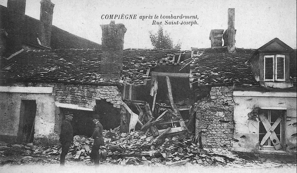 Album - la ville de Compiegne (Oise), les destructions des Guerres, les rues
