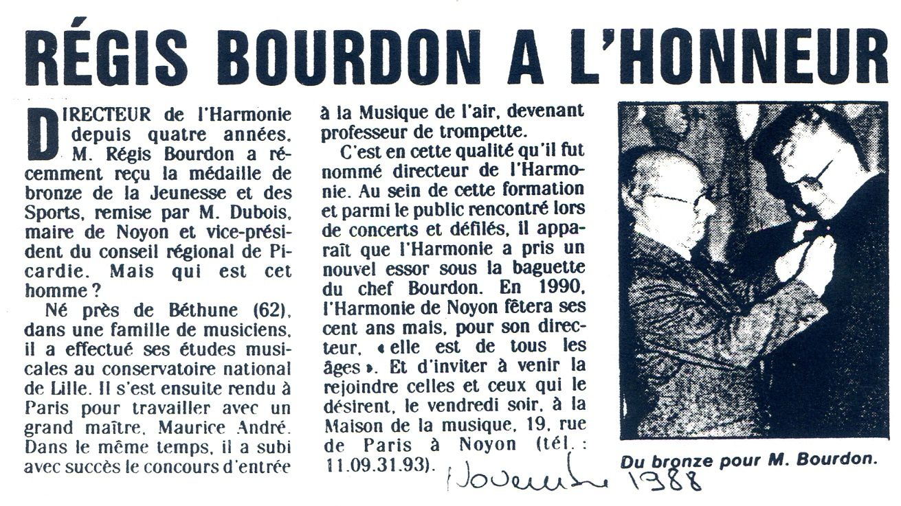 Album - la ville de Noyon (Oise), l'orchestre d''harmonie, les médaillés