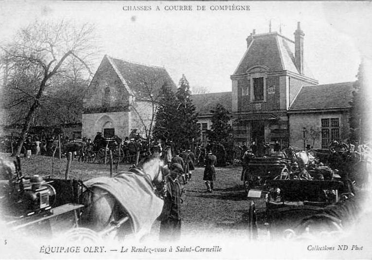 Album - la ville de Compiégne (Oise), la chasse à courre, les lieux de rendez-vous