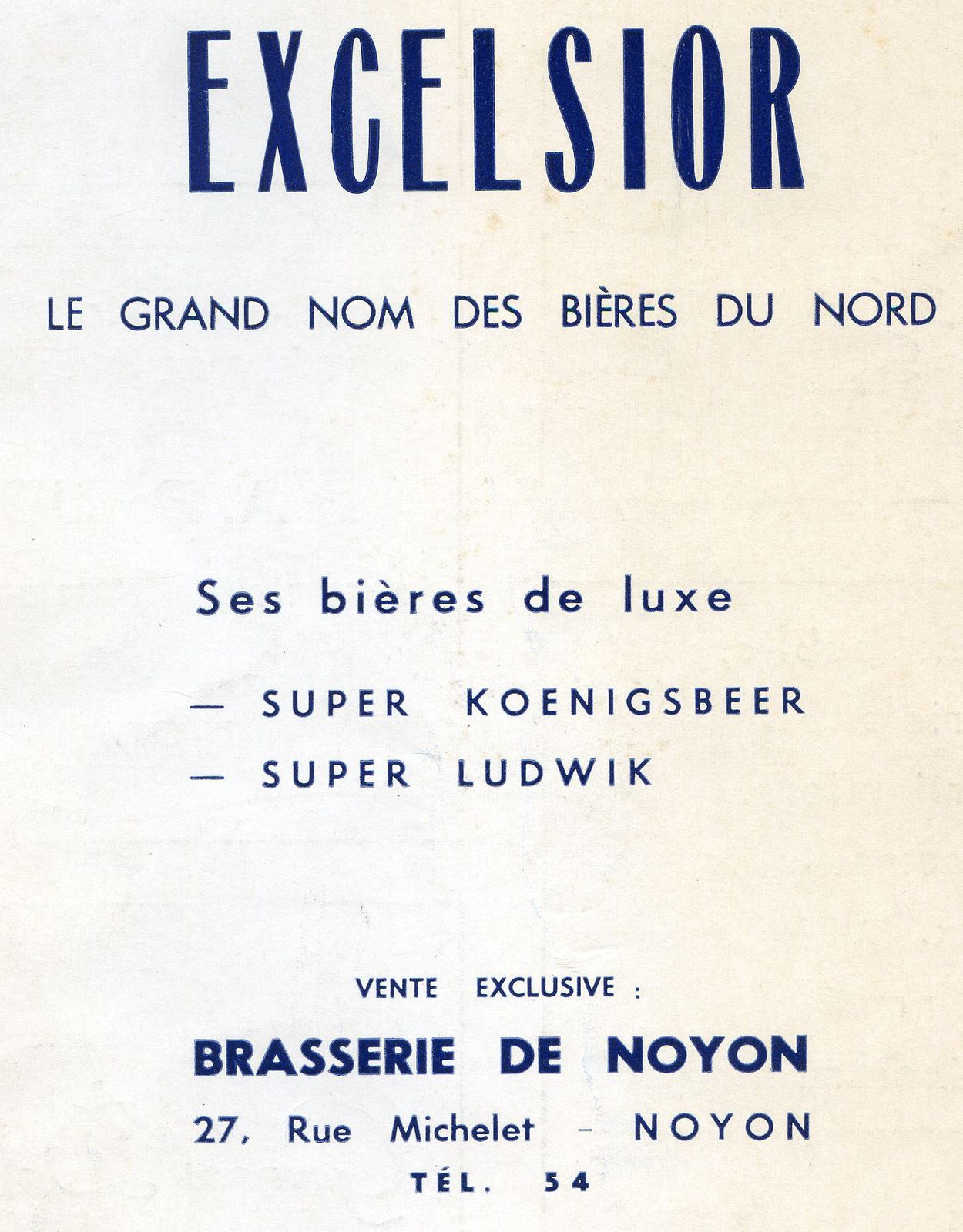 Album - la ville de Noyon (Oise), les commerçants commençant par la lettre A jusqu'a B