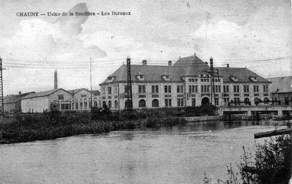 Album - la ville de Chauny (Aisne), la manufacture des Glaces (Saint-Gobain), la soudiére (Saint-Gobain)