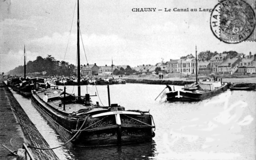 Album - la ville de Chauny (Aisne), le port, les écluses