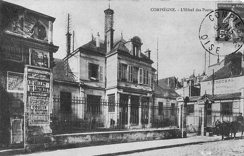 Album - la ville de Compiégne (Oise), la banque de France  ,la poste, la Vieille Cassine