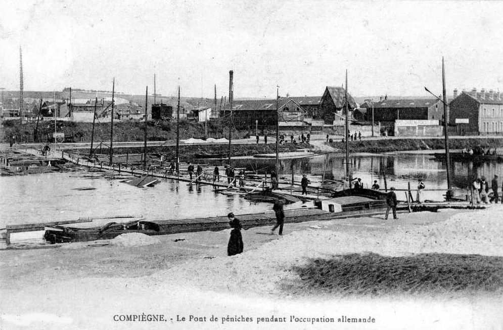 Album - la ville de Compiegne (Oise), les destructions des Guerres, les ponts