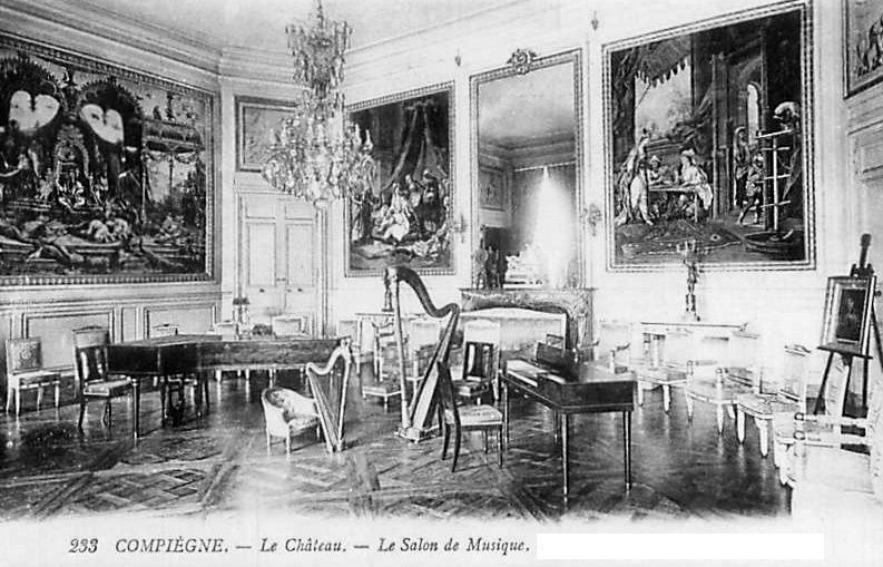 Album - la ville de Compiegne (Oise), le château et ses salons