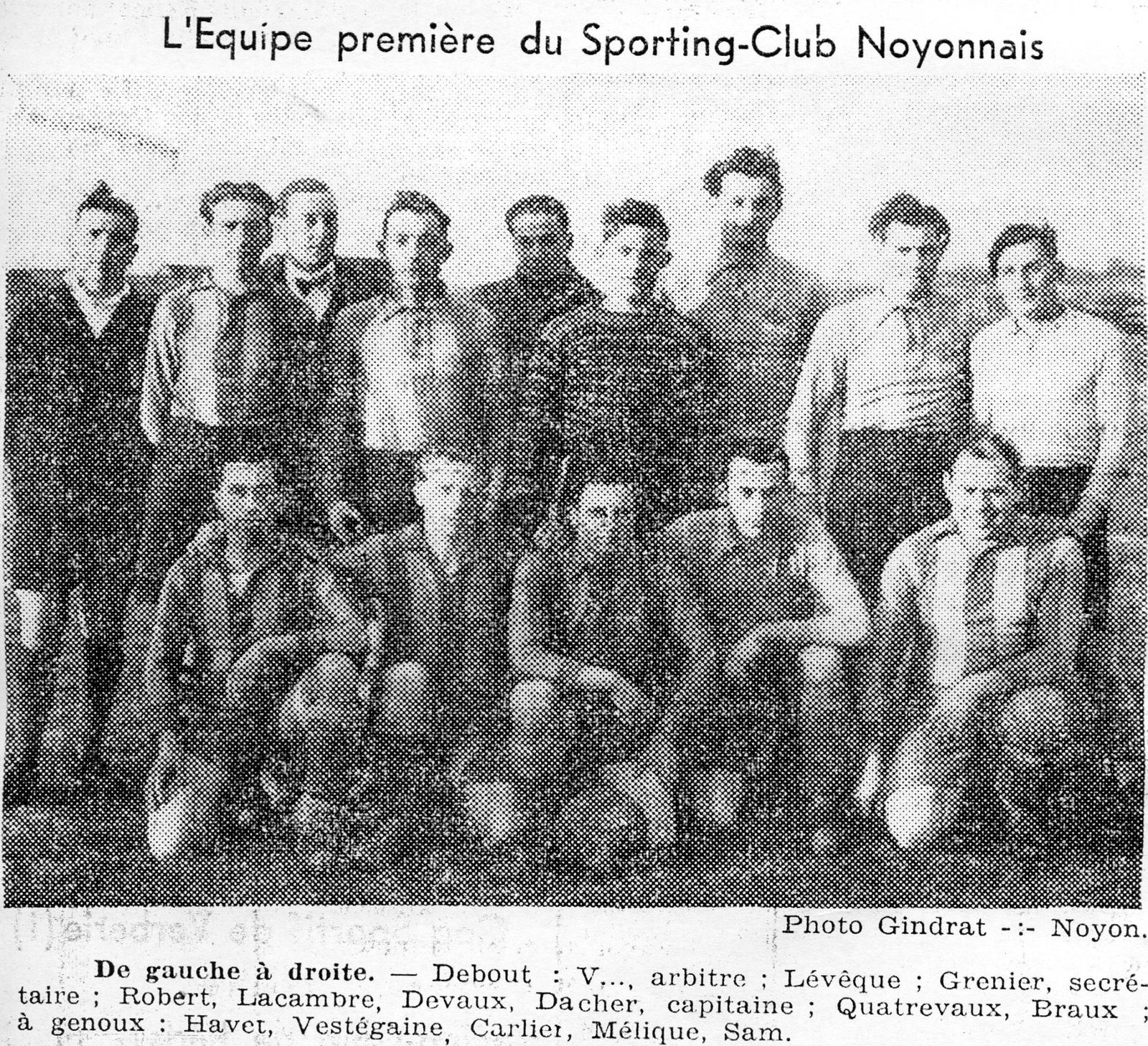 Album - la ville de Noyon (Oise), le Sporting Club Noyonnais