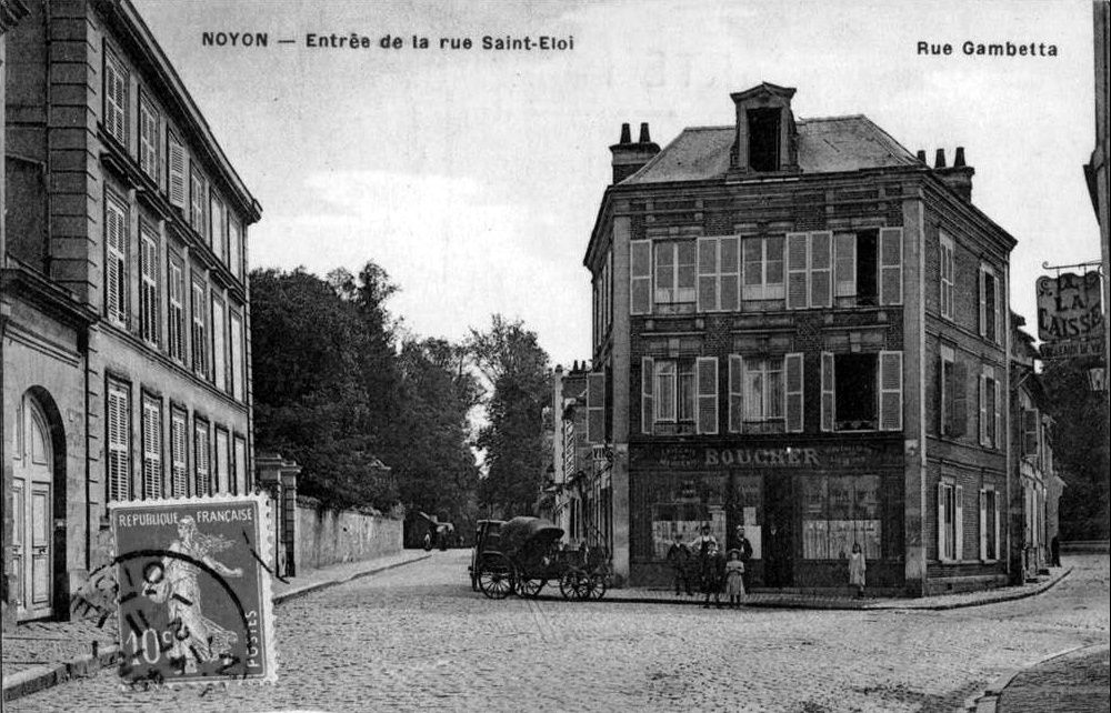 Album - la ville de Noyon (Oise), la rue de Saint-Eloi 