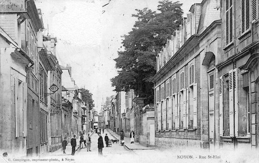 Album - la ville de Noyon (Oise), la rue de Saint-Eloi 