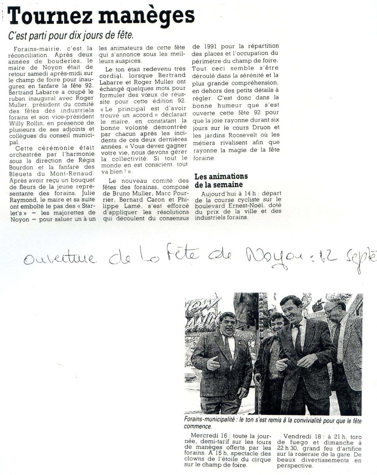 Album - la ville de Noyon (Oise), les fêtes et manifestations de 1977 à 1995