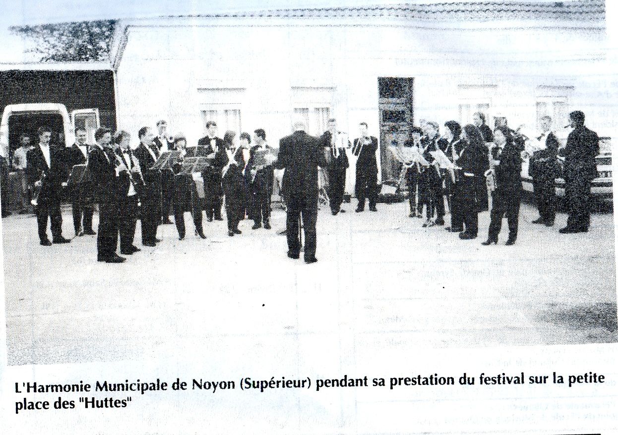 Album - la ville de Noyon (Oise), l'orchestre d'harmonie aux différentes manifestations de 1991 à 1996