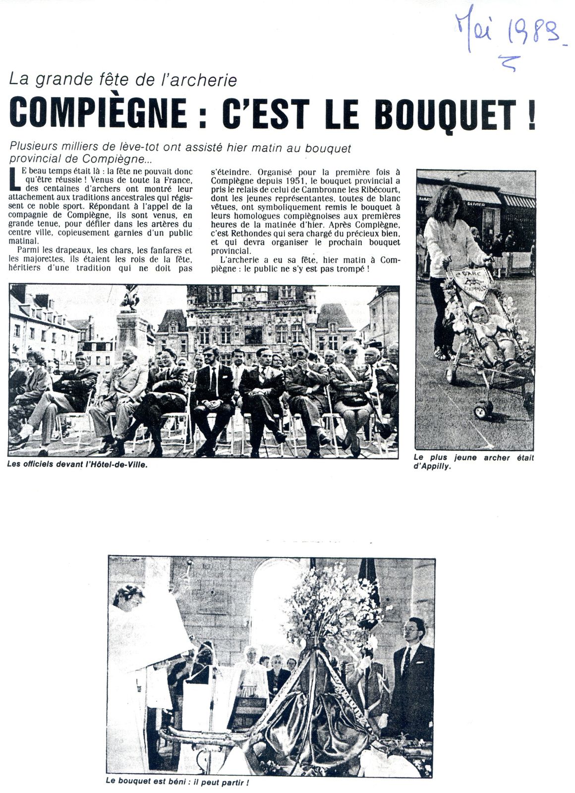 Album - la ville de Noyon (Oise), l'orchestre d'harmonie aux différentes manifestations de 1980 à 1989
