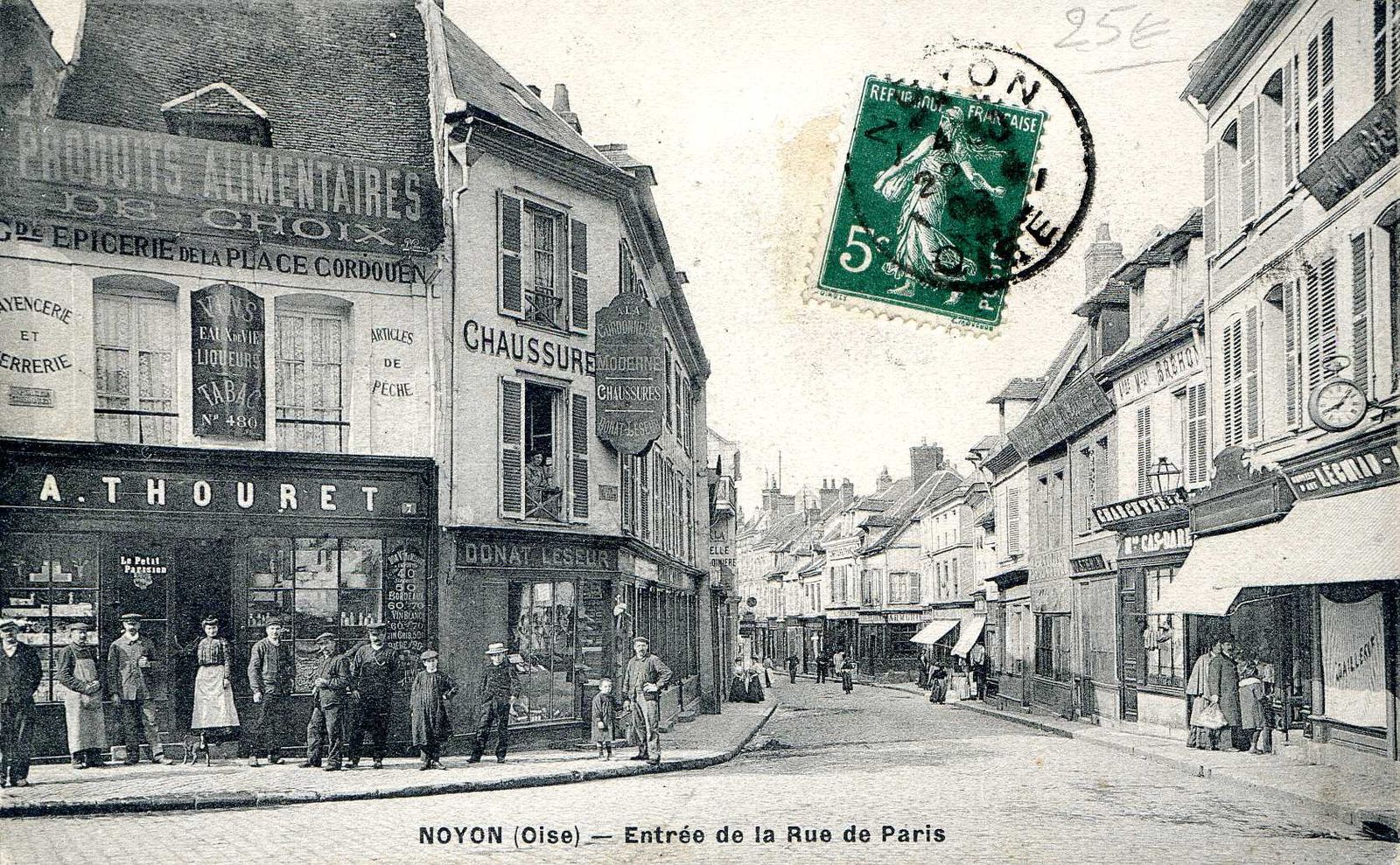 Album - la ville de Noyon (Oise), les rues de Paris