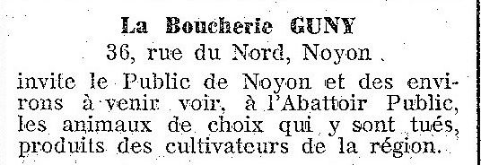 Album - la ville de Noyon (Oise), les commerçants commençant par la lettre C juqu'a F