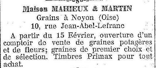 Album - la ville de Noyon (Oise), les commerçants commençant par la lettre I jusqu'a M