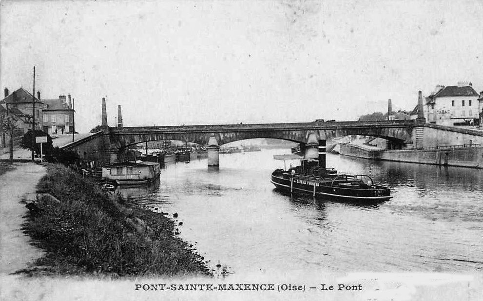 Album - la ville de Pont-Sainte-Maxence (Oise),  les rues, les ponts et riviére