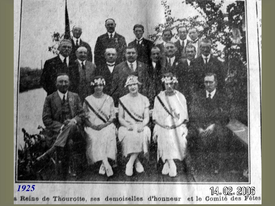 Album - le village de Thourotte (Oise), au fil des mois au cours des années 1800 à 1935