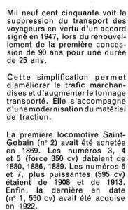Album - groupe Saint-Gobain, le chemin de fer de Chauny à Saint-Gobain