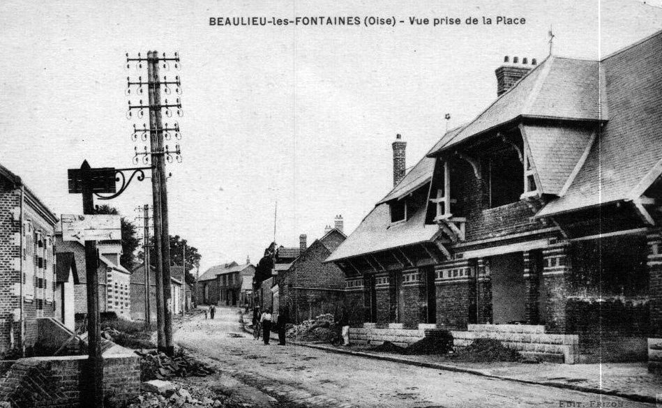 Album - le village de Beaulieu-les-Fontaines (Oise), les places et les rues