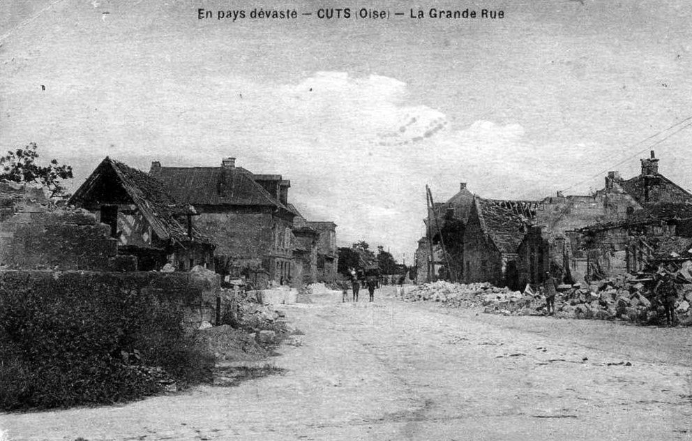 Album - le village de Cuts (Oise),  le château et les rues