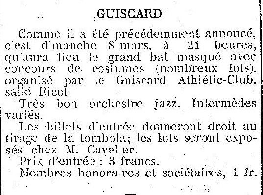 Album - le village de Guiscard (Oise), au fil des mois au cours des années 1800 et 1900