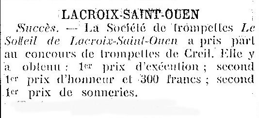 Album - le village de Lacroix st-Ouen (Oise), au fil des mois au cours des années 1800 et 1900
