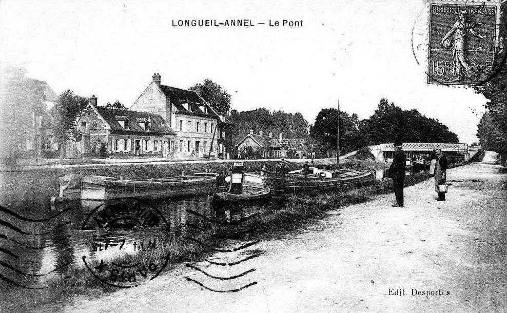 Album - le village de Longueil-Annel (Oise), le Canal, le Pont