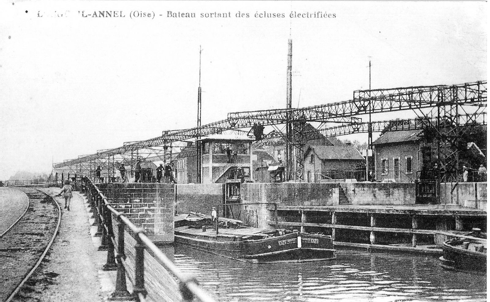 Album - le village de Longueil-Annel (Oise),  les écluses électrifiées