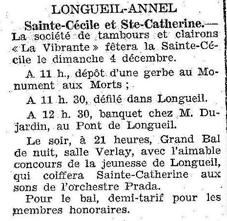 Album - le village de Longueil-Annel (Oise), les fêtes, manifestations au cours des années 1800 et 1900