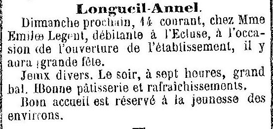 Album - le village de Longueil-Annel (Oise), les fêtes, manifestations au cours des années 1800 et 1900