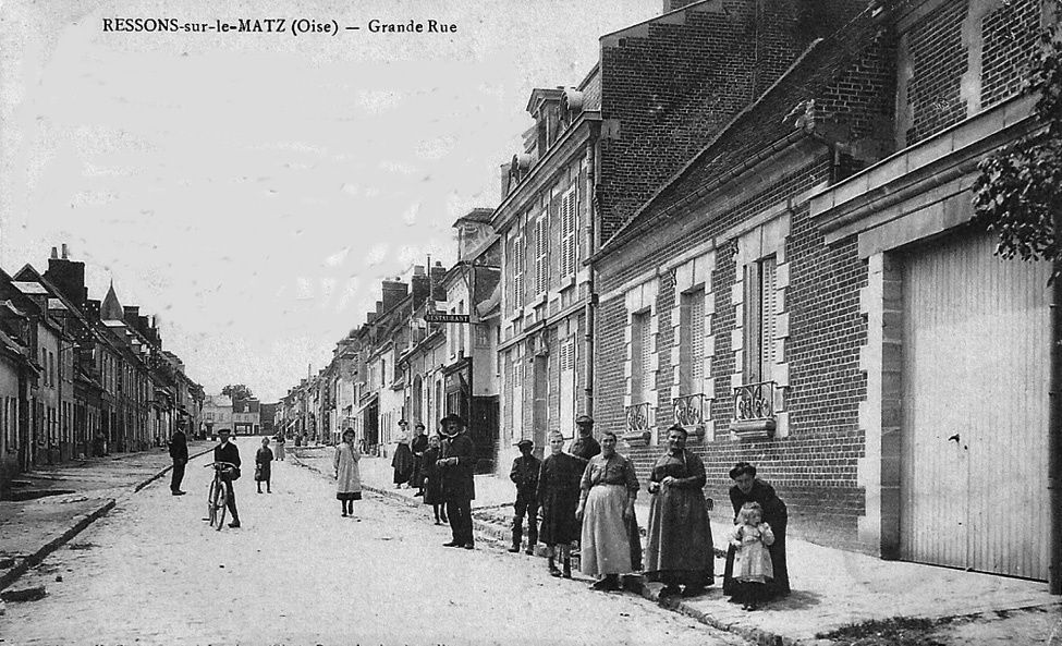 Album - le village de Ressons sur Matz (Oise), les rues et routes