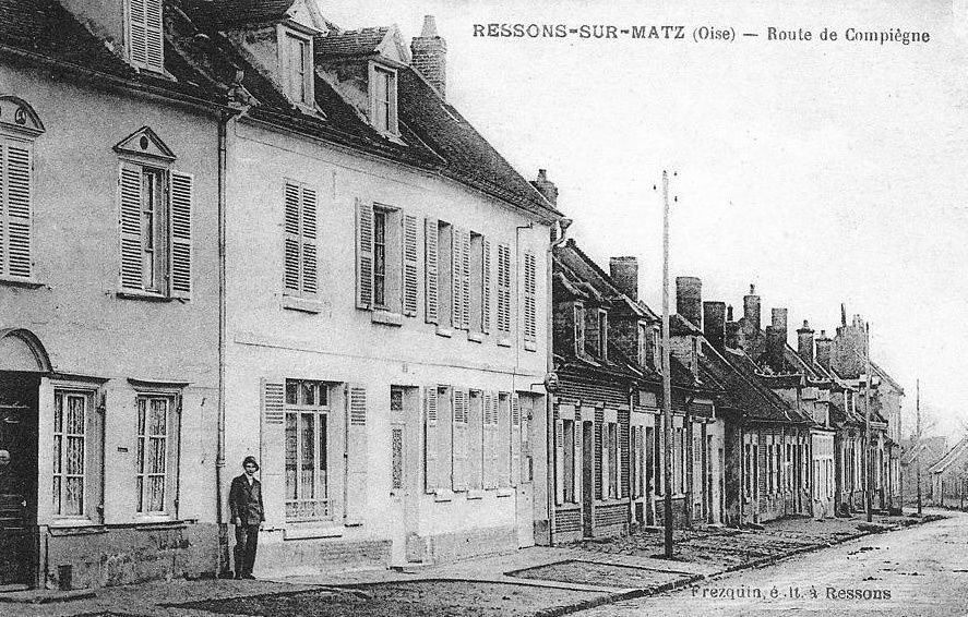 Album - le village de Ressons sur Matz (Oise), les rues et routes