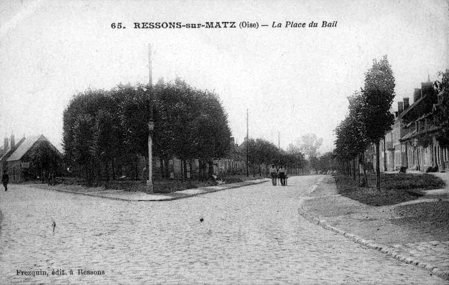 Album - le village de Ressons sur Matz (Oise), les places