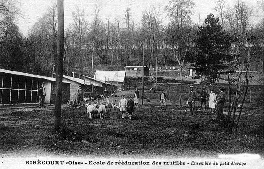 Album - le village de Ribecourt (Oise), le centre de rééducation des mutilés