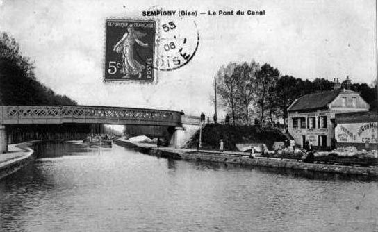Album - le village de Sempigny (Oise), le canal, le port, les écluses, le pont