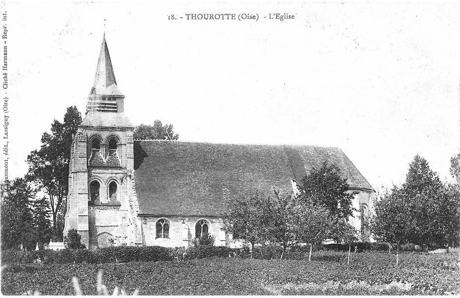 Album - le village de Thourotte (Oise), les commerces, l'église