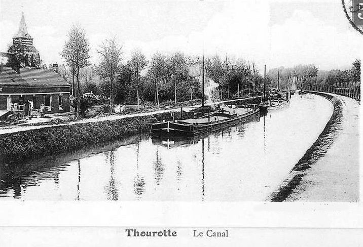 Album - le village de Thourotte, (Oise), le canal, le pont