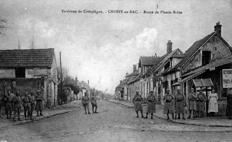 Album - le village de Choisy-au-Bac (Oise), les destructions de la Guerre
