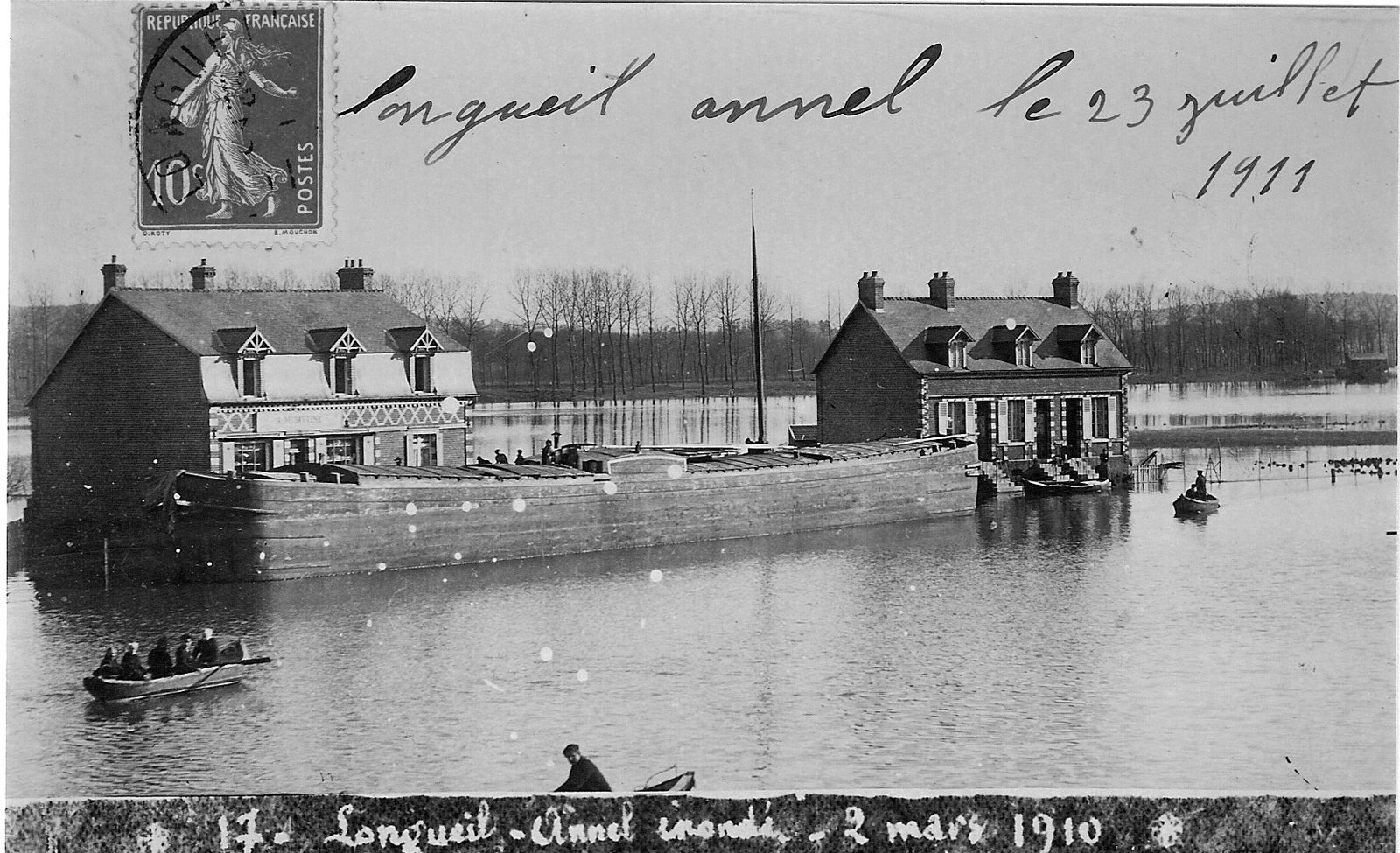 Album - le village de Longueil-Annel, (Oise), les inondations
