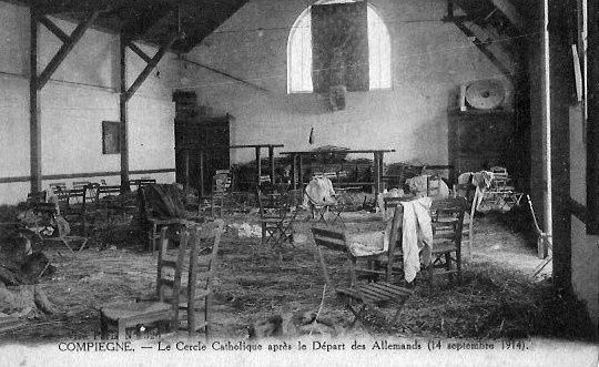Album - la ville de Compiegne, (Oise), les destructions et diffèrentes photos des guerres