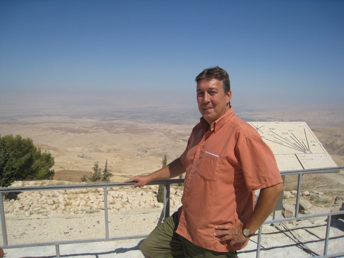 Tout comme Moïse, je contemple la terre promise du haut du Mont Nebo
