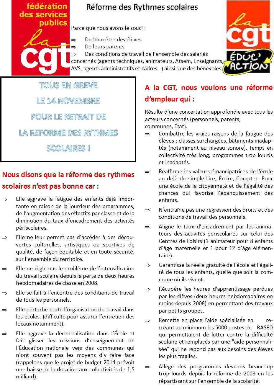 TRACT REFORMES SCOLAIRE 09112013