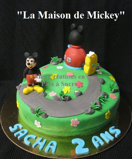 comment modeler mickey en pate a sucre