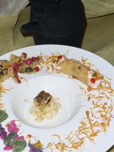 Cannoli au chèvre frais et au Sauvignon Cannoli au chèvre frais et au Sauvignon