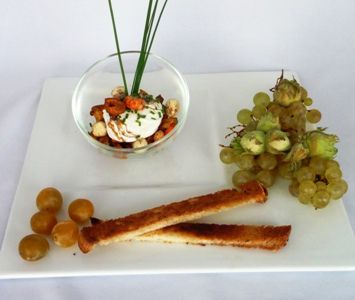 Oeufs pochés gourmands et poêlé forestière