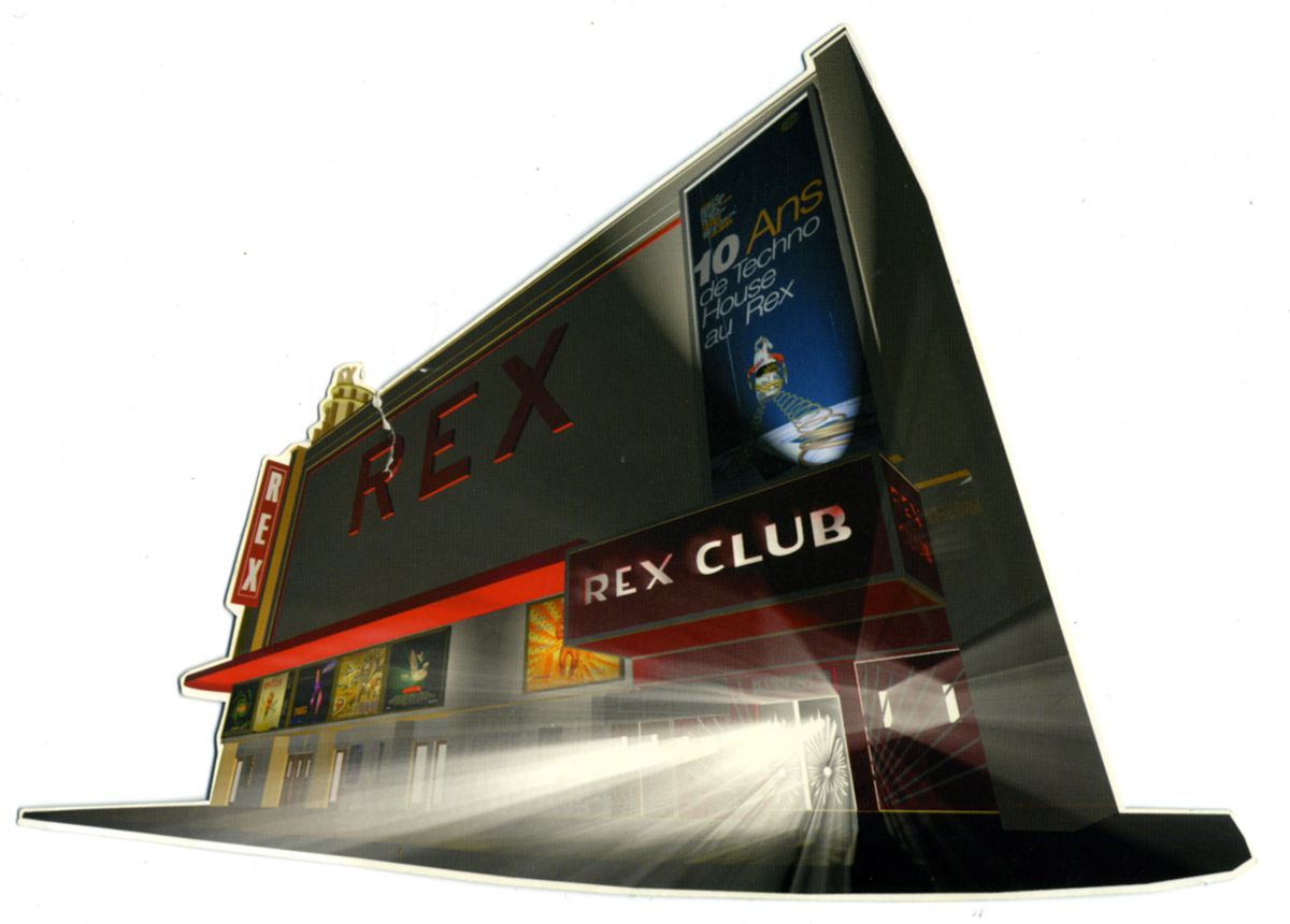 Rex Club flyer 1998 Rex Club flyer 1998
